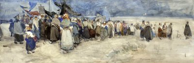 The Beach, Berck-sur-Mer, c.1900 by Patty Townsend Johnson